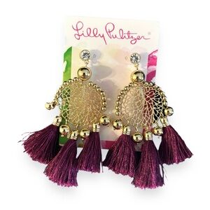 LILLY PULITZER Sea Dreamer Earrings Amarena Cherry